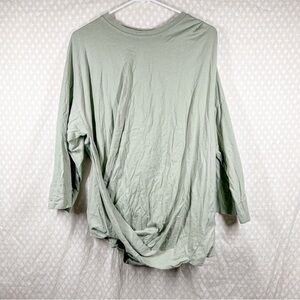 Free People Beach Sage‎ Green Oversized Top